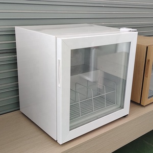 55L 화이트 미니 유리문 카운터탑 아이스크림 냉동고 - Product Image 4