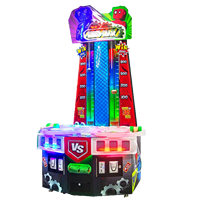 MSKY Robot Chase, Juego de Golpear Tipo Whack-a-Mole para Dos Jugadores, con Niveles de Redención, de Madera, para Interiores, para Niños, con Monedas, en Inglés