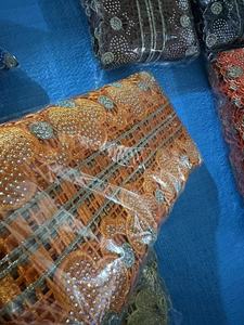 Bông Thêu Xe xương ren ren sequin phụ kiện lông mi phụ kiện cô dâu Mạng Che Mặt đám cưới vật liệu trang trí cổ tay trắng - Product Image 5