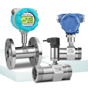 Jujea mặt bích/chủ đề/kẹp tuabin lưu lượng kế nhiệt độ cao trung bình áp lực cao đường kính lớn lưu lượng kế dn200 - Product Image 1