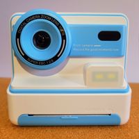 D101 Kinderprintcamera - Direct printen met dubbele camera's en 2,4-inch high-definition video voor cartoon speelgoed