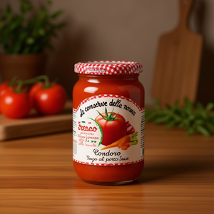 Condoro 350g x 12 pièces, confiture de tomates de la grand-mère, pot en verre, conservation à température ambiante - Product Image 3