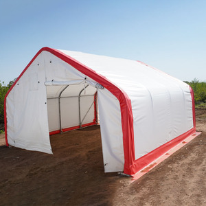 Tente de stockage robuste résistante au vent et à la neige, structure en treillis galvanisé à chaud, excellent rapport qualité-prix, pour bâtiment de type hangar ou tente de salon professionnel - Product Image 1