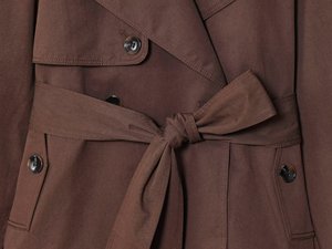 Manteau <span class=keywords><strong>court</strong></span> chic rétro pour femme, nouvelle collection 2026, style décontracté, avec ceinture décorative, coupe <span class=keywords><strong>trench</strong></span> à manches longues. - Product Image 5