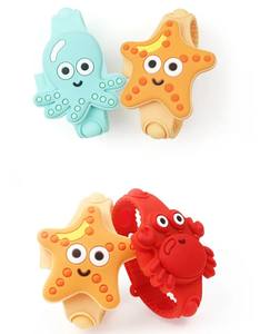 Nouvelles <span class=keywords><strong>montres</strong></span> numériques LED tactiles <span class=keywords><strong>en</strong></span> silicone pour enfants, série Océan, <span class=keywords><strong>en</strong></span> forme d'animaux marins, avec fonction pop fidget, cadeau promotionnel - Product Image 5