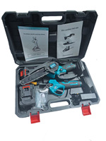 Ensemble de batterie d'outils sans fil de haute qualité scie à chaîne électrique de 6 pouces pour scie à bois ciseaux électriques pour bricolage et utilisation industrielle de jardin