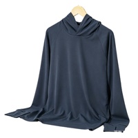 Chemises de pêche à manches longues pour hommes Palmyth, avec capuche, protection UV UPF 50, séchage rapide, impression par transfert thermique sans couture