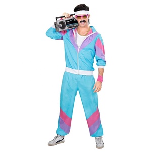Halloween 1980s Retro <span class=keywords><strong>Disco</strong></span> Hippie Outfits <span class=keywords><strong>Carnaval</strong></span> de luxe Costumes de Noël pour adultes - Product Image 6
