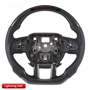 Volant de direction en fibre de carbone véritable avec commande par application LED, <span class=keywords><strong>prix</strong></span> d'usine, pour Land Rover Range Rover Evoque Sport - Product Image 4