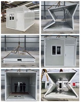 Maisons préfabriquées recyclées personnalisées NANXIANG, maison pliante, bureau pliable, conteneur
