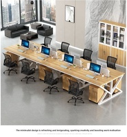 Meilleure Vente - Bureau d'Ordinateur pour Employés de Bureaux, Qualité Supérieure, Plateau Épais