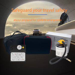 Kit de réparation de pneus d'urgence pour tous les modèles avec opération simple combine la réparation et le gonflage en un seul outil électrique rapide - Product Image 6