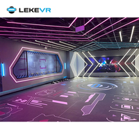 LEKE VR - Simulador de Disparos en Arena de Movimiento Libre, Latencia Cero, Multijugador, Plataforma Arcade 9D, Juego de Disparos de Realidad Virtual