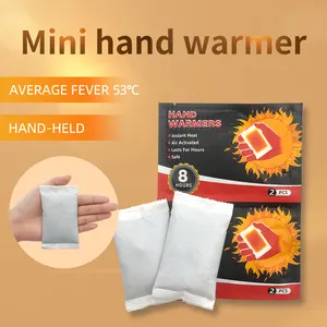 Warmte 18 Uur Aangepaste Verwarming Lengte Grootte Hand Gehouden Grote Warme Patch Wegwerp Zelfverwarming Mini Handwarmers