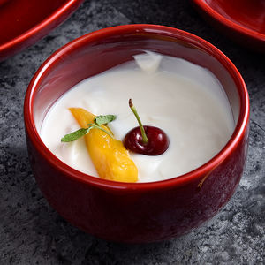 <span class=keywords><strong>Unicasa</strong></span>-Juego de platos de cerámica para restaurante, vajilla de cerámica esmaltada de color, color rojo, nuevo diseño - Product Image 5