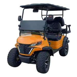 Курортный отель LSV бесплатно заказной оранжевый поднятый внедорожник 4-местный электрический автомобиль полезный Гольф-кар