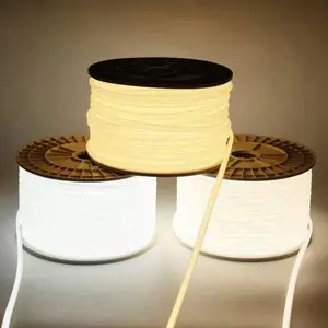 High Brightness 110V 220V COB LED Strip LED Strip Flexible IP67 Waterproof Dotless 3000K 4000K 6000K Cob Led Strip Light