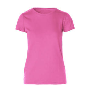 เสื้อยืดผ้าฝ้าย100% แขนสั้นโอเวอร์ไซส์สำหรับผู้หญิงเสื้อผ้าโยคะ & วิ่งผ้าย้อมสีพื้น - Product Image 4