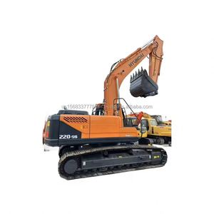 Excavatrice sur chenilles Hyundai 220 modèle 2022 d'occasion de 22 tonnes avec une capacité de godet de 0,92 m³ et une puissance de 112 kW à vendre en provenance de Corée - Product Image 1