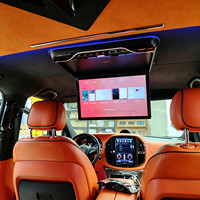 Lecteur MP5 HD pour voiture, montage au plafond, 19-22 pouces, télécommande, USB, carte TF, 1080P, multimédia automobile, écran rabattable, moniteur de toit intelligent