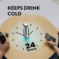 Bouteille d'eau en acier inoxydable à double paroi sans BPA de 500ml isolée en forme de cola pour le sport et l'extérieur pour le camping