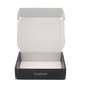 Biểu tượng tùy chỉnh UV lá giấy màu đen bưu phẩm Bao bì hộp gốm chuyển phát nhanh vận chuyển hộp - Product Image 3