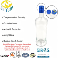 Vente directe usine – Bouchons ROPP en aluminium durables 29*45mm, anti-fuite, de qualité supérieure pour spiritueux, liqueurs, vodka, whisky