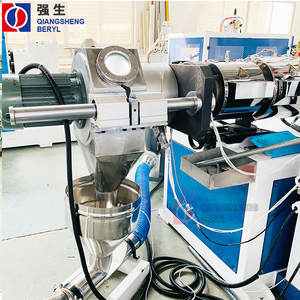 Véritable usine <span class=keywords><strong>moins</strong></span> <span class=keywords><strong>cher</strong></span> prix double vis extrudeuse pvc plastique recycler granule palettisation machine ligne usine fournisseur - Product Image 3