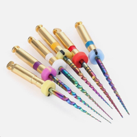 JiNGC Niti Electricity Heat Activated Rainbow SX-F3 Limas Endodónticas Rotatorias Instrumentos Dentales para Tratamiento Endodóntico Odontología