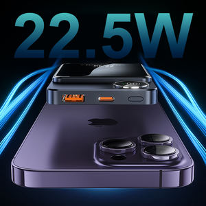 พาวเวอร์แบงค์ไร้สาย10000มิลลิแอมป์ชั่วโมงชาร์จเร็ว CE พาวเวอร์แบงค์ระบบแม่เหล็กสำหรับ <span class=keywords><strong>iPhone</strong></span> 17/16/15/14/<span class=keywords><strong>13</strong></span>/12 /plus/<span class=keywords><strong>pro</strong></span> MAX - Product Image 2