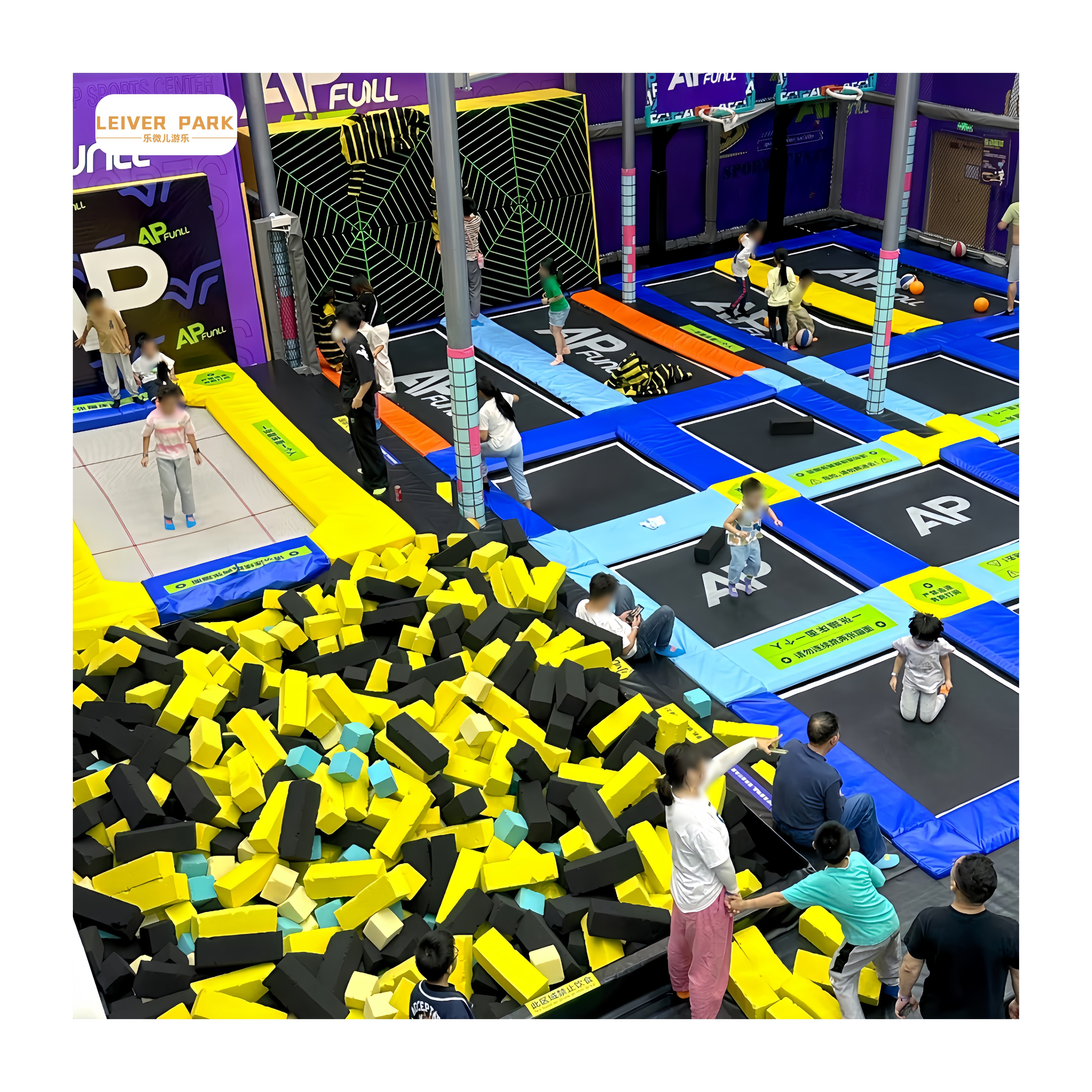 Large Indoor Trampolines Fun Fitness for Kids