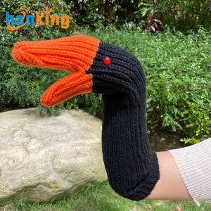 Unisex Winter Warm 3d Swan Design Knit <b>Gloves</b> Cute Contrast Color Elastic <b>Mittens</b> Autumn Winter Unisex Coldproof Warm <b>Gloves</b> - Product Image 4