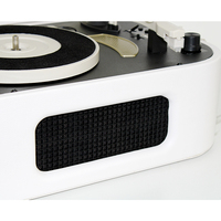 Lecteur de disques vinyles rétro portable de haute qualité, design en cuir, vente directe du fabricant 2023