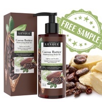 Huile Corporelle Végétalienne au Beurre de Cacao en Gros, OEM ODM Marque Privée, Hydratante à la Vitamine E pour une Peau Éclatante et Radieuse