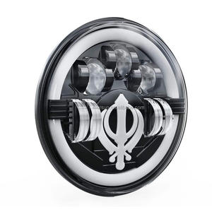 Phares Led 7 pouces pour 2010 + accessoires <span class=keywords><strong>Mahindra</strong></span> Thar lumières Led hors route pour accessoires <span class=keywords><strong>Jeep</strong></span> Wrangler JK avec clignotants - Product Image 6