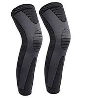 Haute qualité anti-dérapant allonger genouillère genouillère Compression jambe complète à manches longues cuisse mollet soutien chaussettes