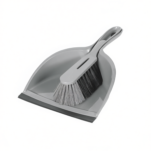 Dustpan And <b>Brush</b> Set Recycled Plastic Polymex Fiber Grey 22x33cm - Product Image 2
