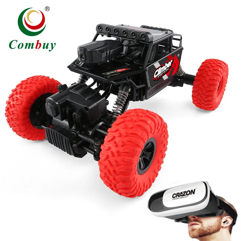 VR 2.4G Wifi 2ch Mendaki 1:18 Plastik RC Mobil dengan Kamera