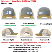 Gorra Trucker Richardson 112 Personalizada, Malla Trasera, Lisa, Gorra de Béisbol con Cierre a Presión, Gorras Deportivas