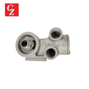 ฐานกรองน้ำมันเครื่อง 1613688303 สำหรับอะไหล่เครื่องอัดอากาศ Atlas Copco GA37 วาล์วอะลูมิเนียม 1613-6883-03 - Product Image 1