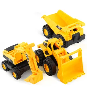 Crianças mini simulação construção inercial fundido jogando puxar para trás esportes liga engenharia caminhão carro série modelo brinquedos