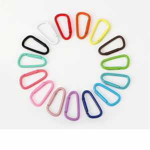 Metal DIY takı aksesuarları pist boya renk toka için toka bahar için dağcılık tırmanma anahtarlık Carabiners <span class=keywords><strong>Promo</strong></span> - Product Image 1
