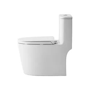 Inodoro New Design Ceramic Bathroom 1 Piece Toilet Wc Floor Mounted Commodes Water Closet Toilet