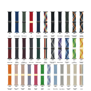 Correa <span class=keywords><strong>de</strong></span> Nailon Trenzado <span class=keywords><strong>de</strong></span> Última Moda para <span class=keywords><strong>Apple</strong></span> Watch, 46mm 49mm, Hebilla Magnética, Brazalete para iWatch Series 10 9 8, Correa Deportiva - Product Image 3