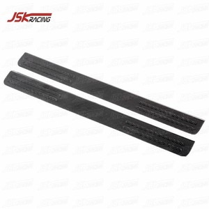 ขอบประตูภายในคาร์บอนไฟเบอร์สำหรับ <span class=keywords><strong>Ferrari</strong></span> <span class=keywords><strong>488</strong></span> <span class=keywords><strong>488</strong></span> <span class=keywords><strong>GTB</strong></span> Spider ตกแต่งภายในไม่มีโลโก้ (ทอลายเรียบ) - Product Image 2