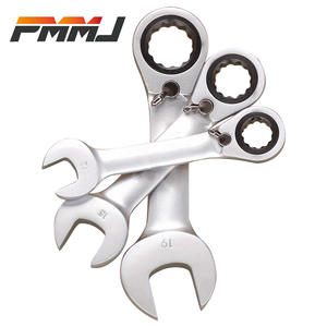 Herramientas de Reparación de Automóviles y Muebles Suministradas por el Fabricante, Llaves Combinadas de Boca Fija con Mango Corto, Venta al por Mayor - Product Image 2