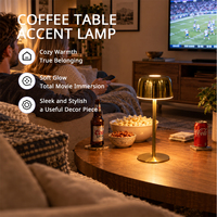 Lampe de table tactile sans fil Fe PC personnalisée OEM ODM, 3 couleurs à intensité variable, pour chambre à coucher, salon, hôtel, bibliothèque
