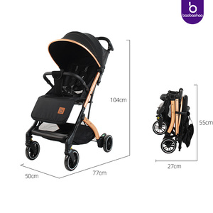รถเข็นเด็กวินเทจแบบพกพา น้ำหนักเบา พับเก็บได้ สำหรับเด็กทารก - Product Image 3
