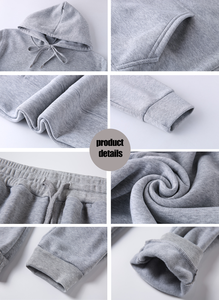Sudadera con capucha unisex personalizada con logo, estilo urbano, estampado liso, grabado, oversize, tipo pullover, joggers, sudadera de <span class=keywords><strong>anime</strong></span>, en blanco para hombre - Product Image 4
