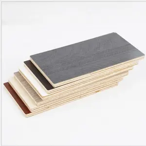 Wood Veneer 4ft * 8ft High Density Double Sided 18mm Melamine Wooden Panel Wall Indoor For Wardrobe